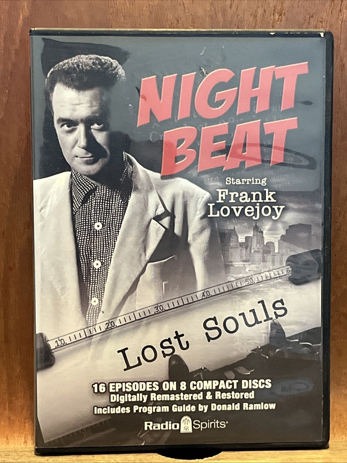 Night Beat Lost Souls Starring Frank Lovejoy Brand 8 CD Radio Spirits Old Time