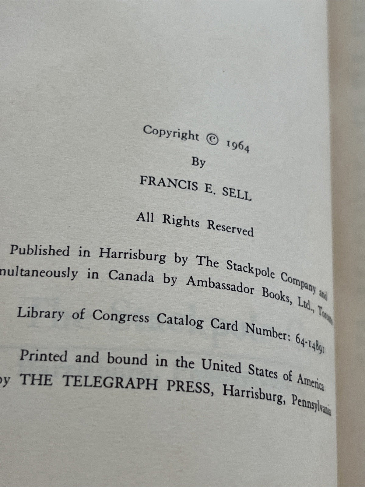 The Deer Hunter's Guide 1st Edition by Francis E. Sell 1964 Edition HC Book