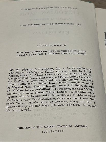 John Holloway the Victorian sage: Studies in Argument (John Holloway - 1953
