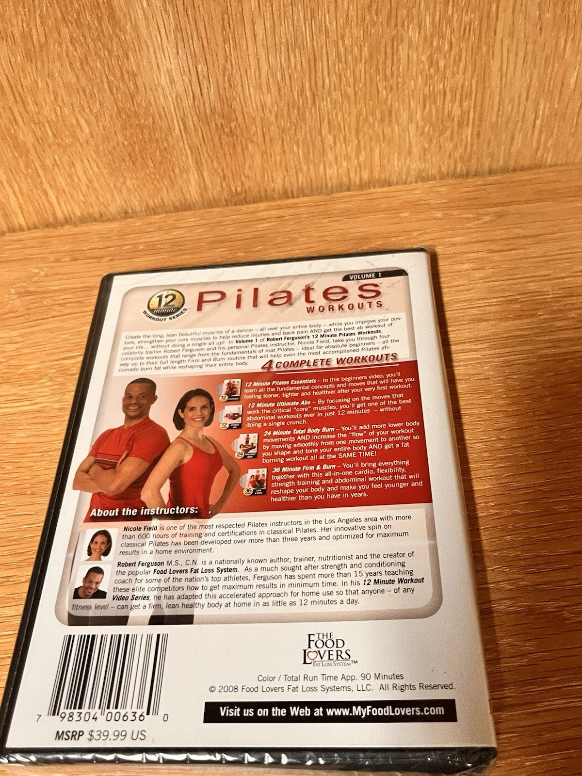 Pilates 12 Minute Workout Volume 1 With Nicole Field and Robert Ferguson