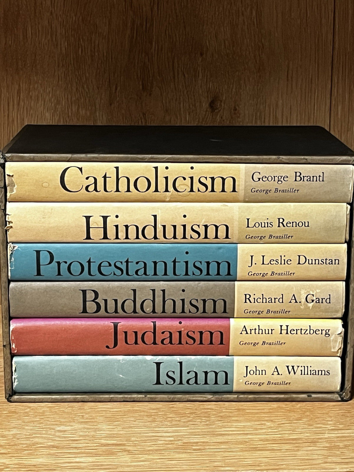 Great Religions of Modern Man George Braziller 1962 6 Volume HC Book Set