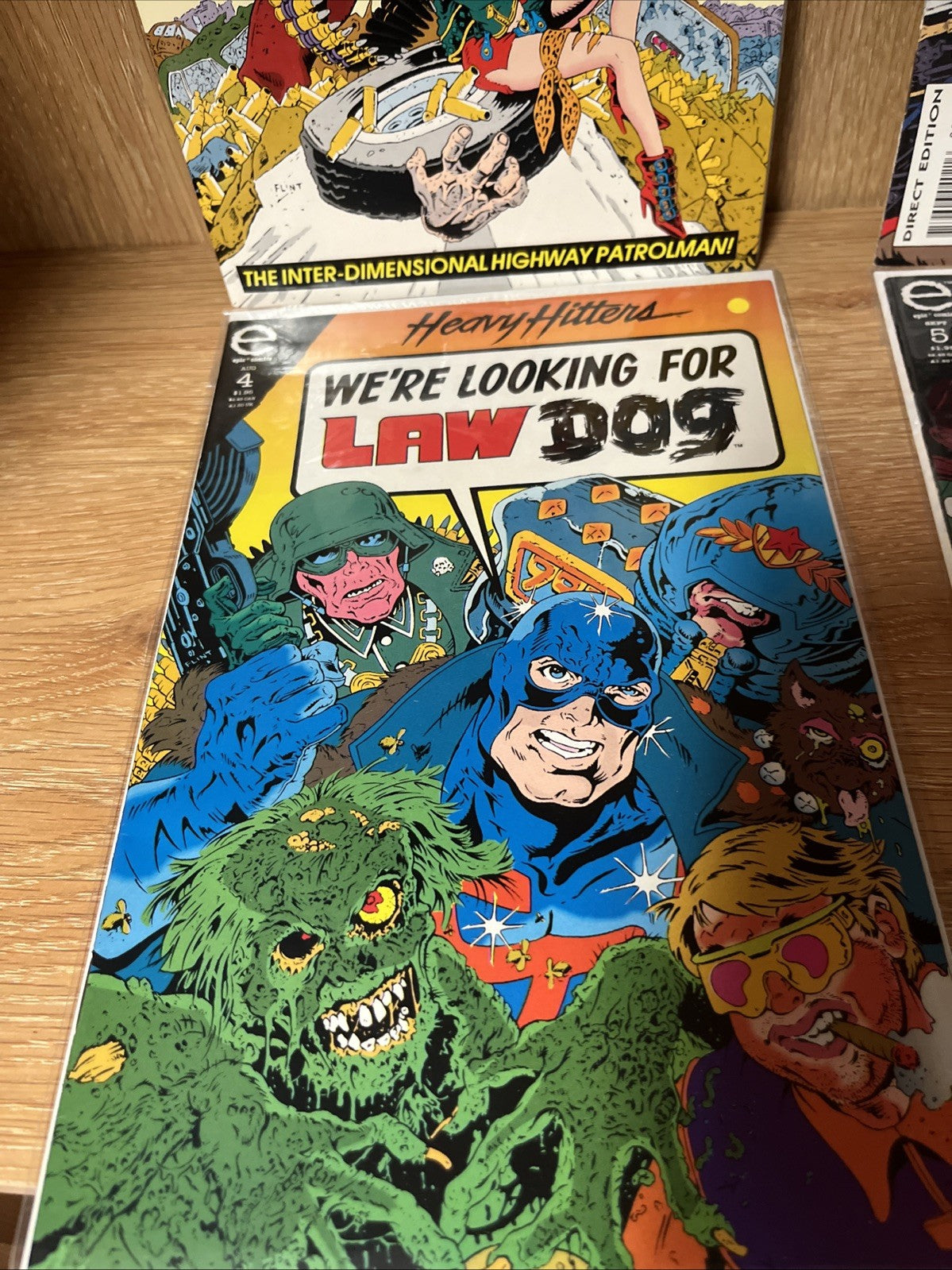 Marvel Epic Comics Heavy Hitters Law Dog  Issues 1, 3 , 4, 5 Comic Book Lot 4