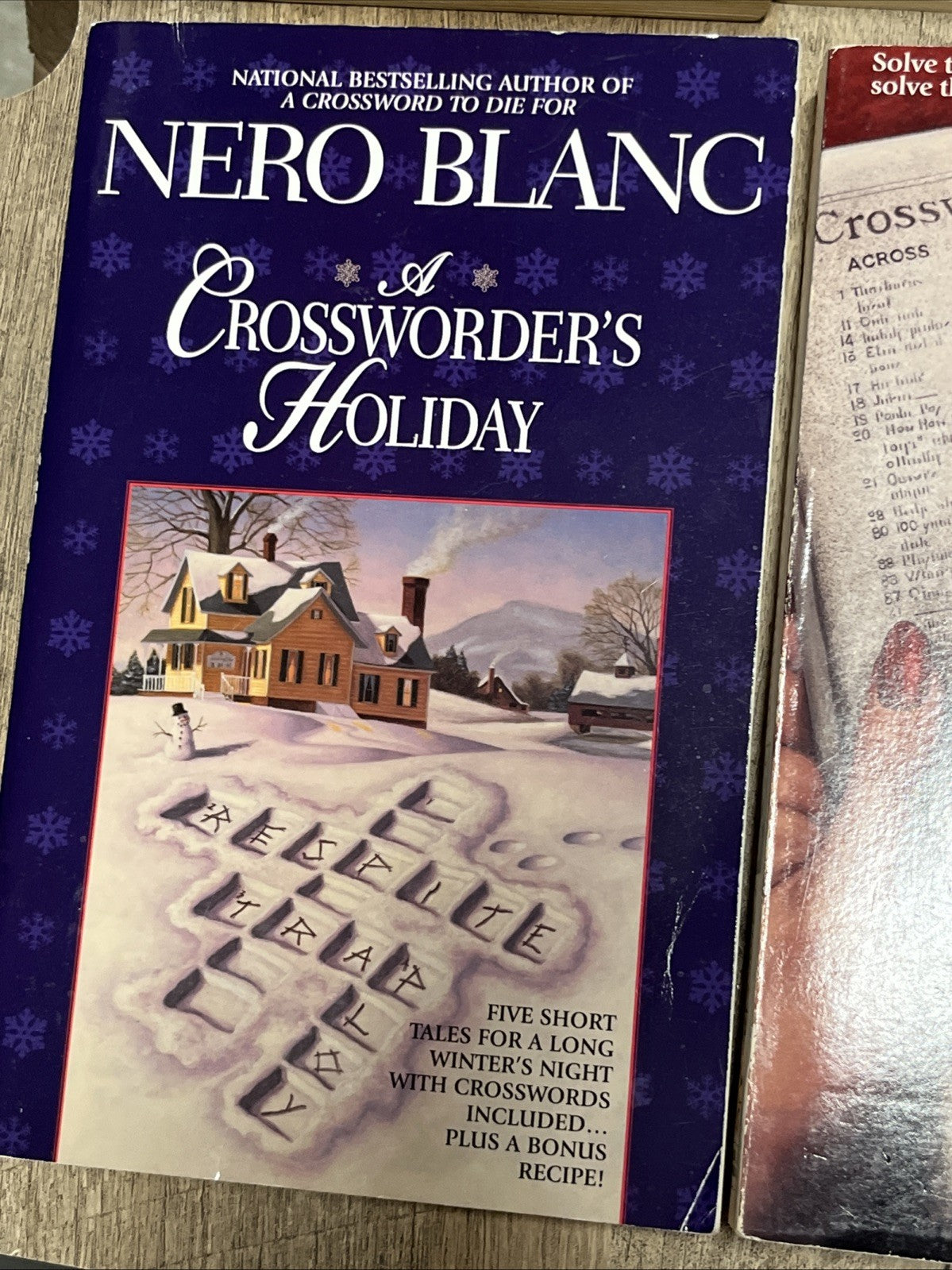 Nero Blanc  Books Lot of 7 Crossword books