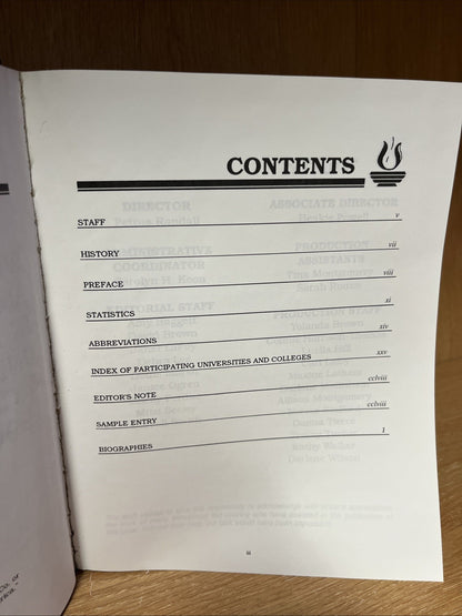 Who's Who Among Students in American Universities & Colleges 1996