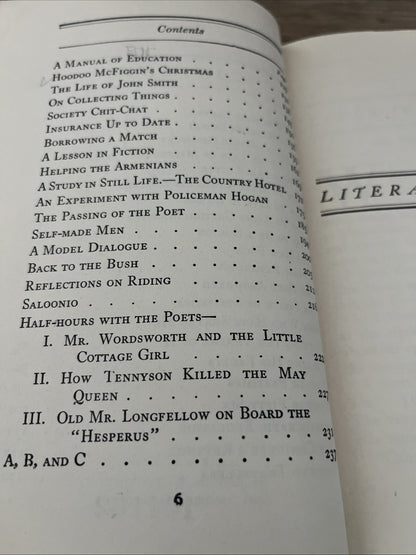 Literary Lapses by Stephen Leacock