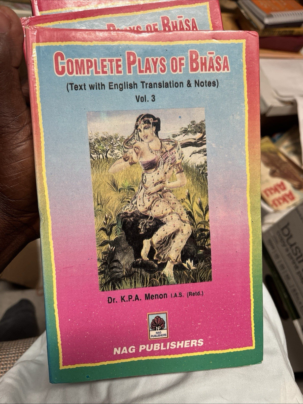 Complete Plays Of Bhasa 3 Volume Set By Dr Menon