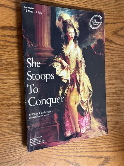 She Stoops to Conquer Magazine Royal Exchange Theatre by Oliver Goldsmith