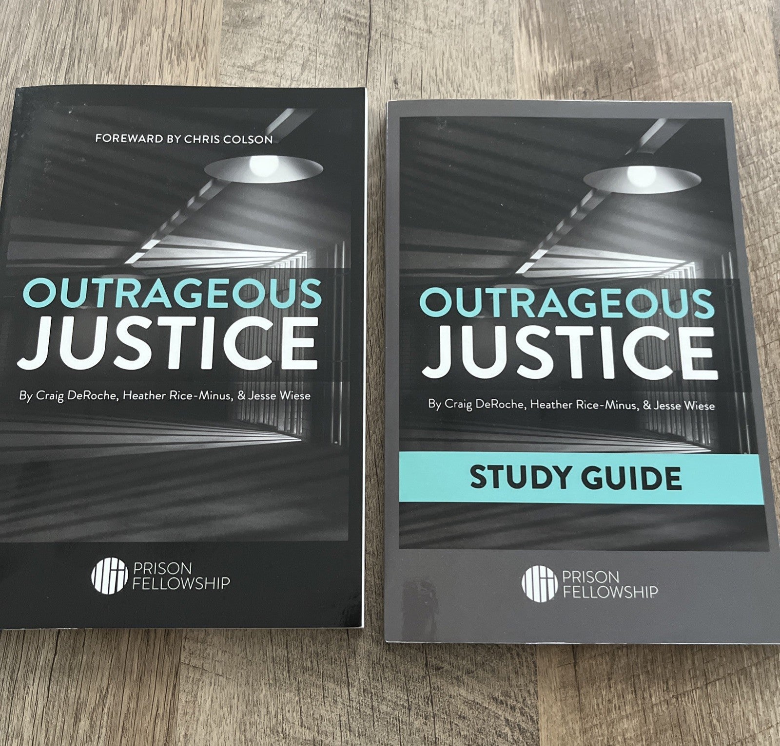 Outrageous Justice by Craig DeRoche, Heather Rice-Minus and Jesse Wiese Book Lot