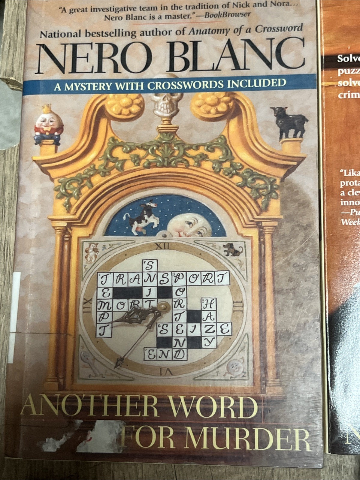 Nero Blanc  Books Lot of 7 Crossword books