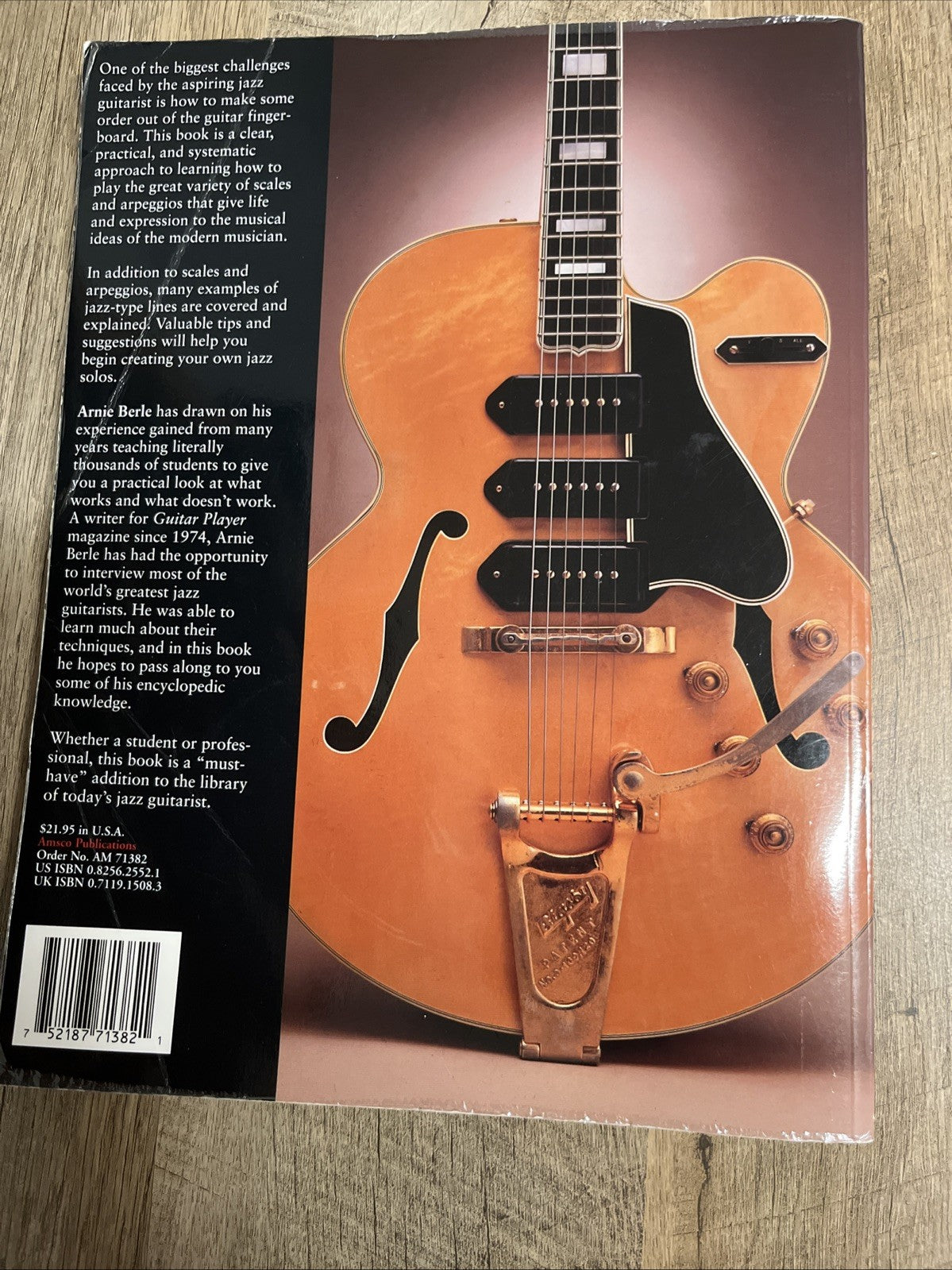 Music Sales Patterns, Scales and Modes for Jazz Guitar Book By Arnie Berle