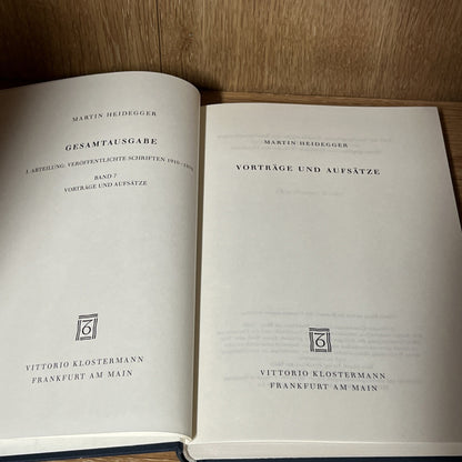Martin Heidegger, Gesamtausgabe: 4 Volumes Sets Abteilungen: Veroffentlichte
