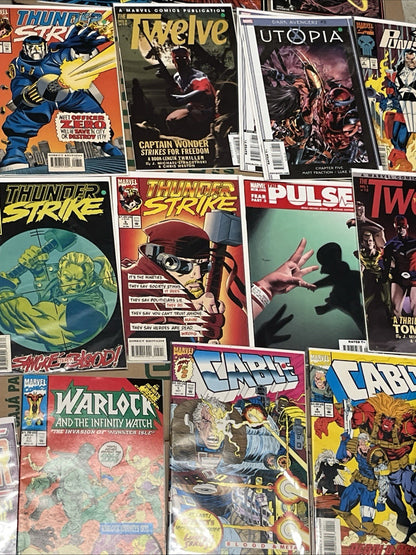 Comic Book Mystery Lot 100/Mixed Marvel,DC, Punisher VF+/NM No Duplicates Bulk