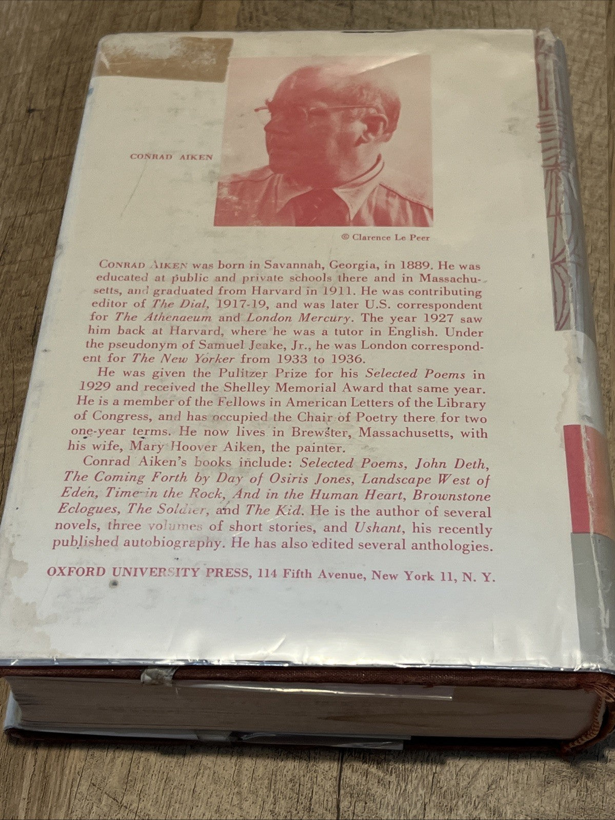 Vintage 1953 Conrad Aiken Collected Poems 1st Ed Book Poetry Hardcover Collector