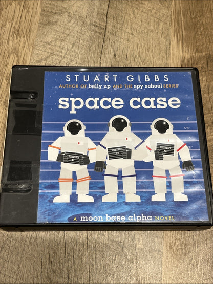 Stuart Gibbs Space Case Audio Book 6 CDS READ GIBSON FRAZIER A Moon Base Novel