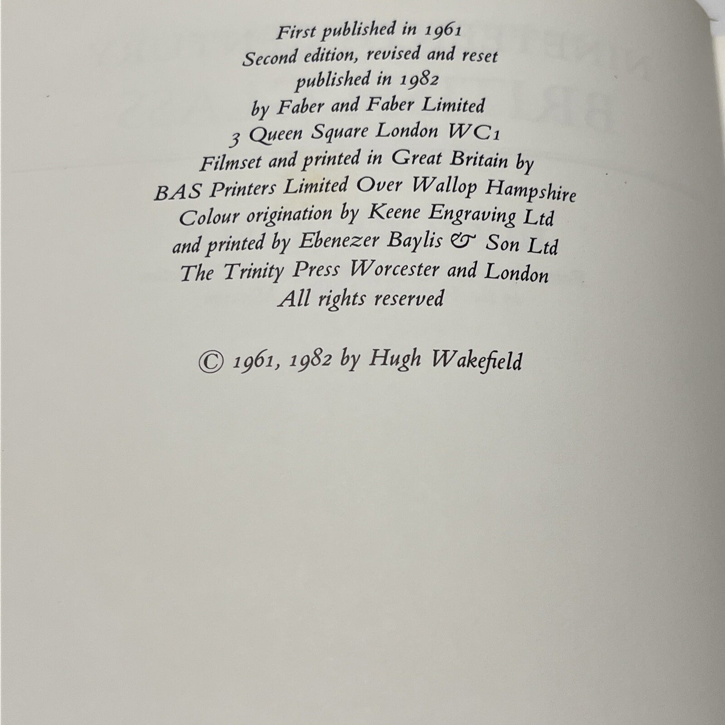 NINETEENTH CENTURY BRITISH GLASS SECOND EDITION by Hugh Wakefield 1982
