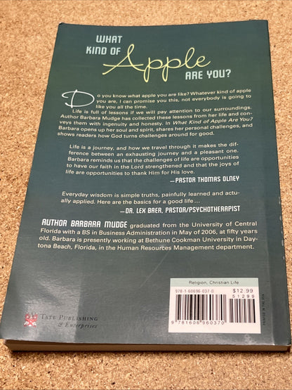 What Kind of Apple Are You? 1st Edition by Barbara Mudge SIGNED COPY