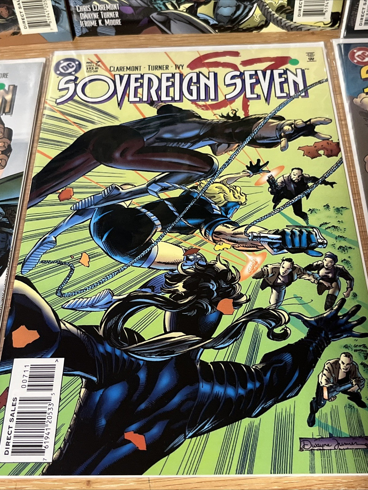 Sovereign Seven S7 DC Comic Books #1 #2 #3 #4 #5  #6 #7 #8 Clement Turner Lot 8