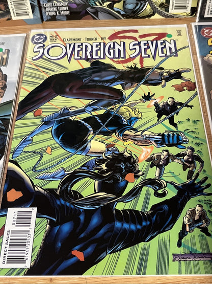 Sovereign Seven S7 DC Comic Books #1 #2 #3 #4 #5  #6 #7 #8 Clement Turner Lot 8