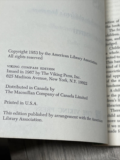 The Unreluctant Years: A Critical Approach to Children's Literature By Lillian