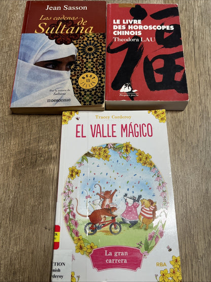 Lot of 3 Spanish Books