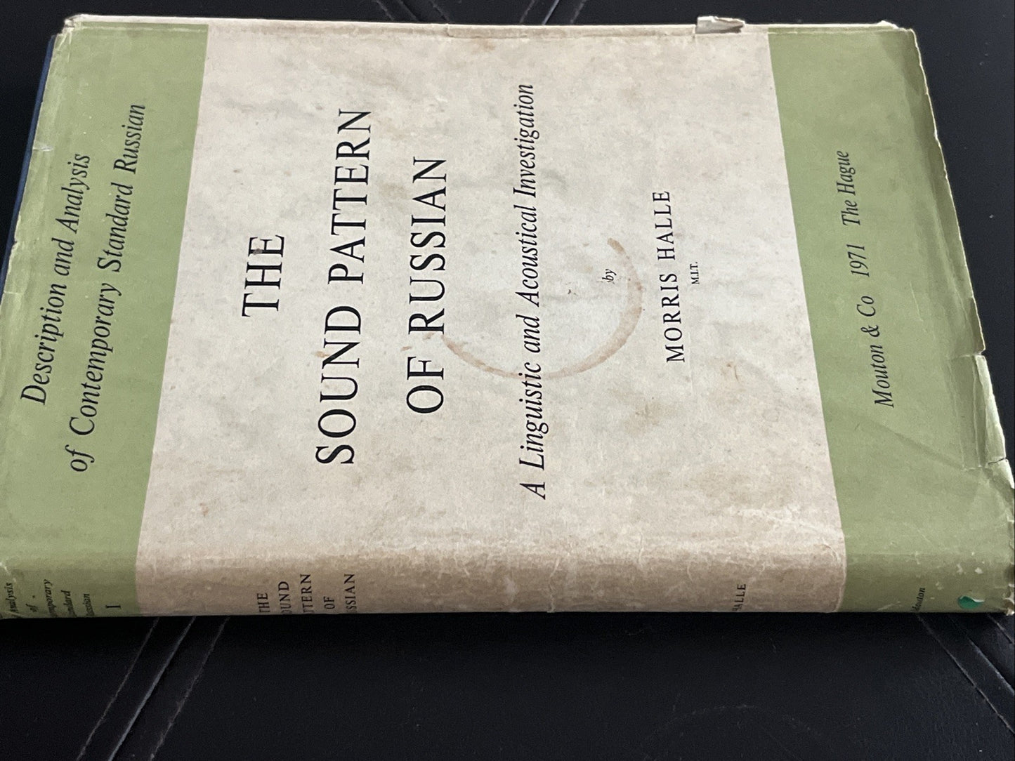 Sound Pattern of Russian : A Linguistic and Acoustical Investigation, Hardcov...