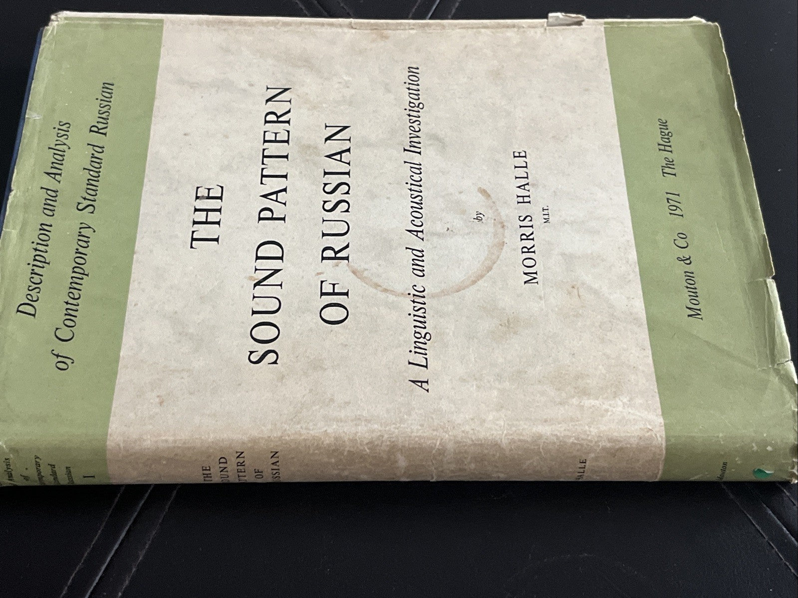 Sound Pattern of Russian : A Linguistic and Acoustical Investigation, Hardcov...