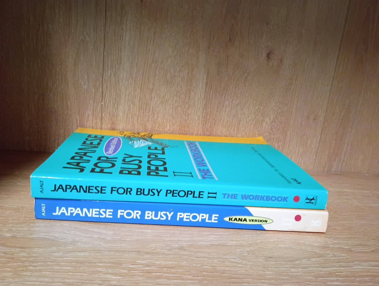 JAPANESE FOR BUSY PEOPLE Volume II & II Workbook (KANA VERSION) Lot of 2