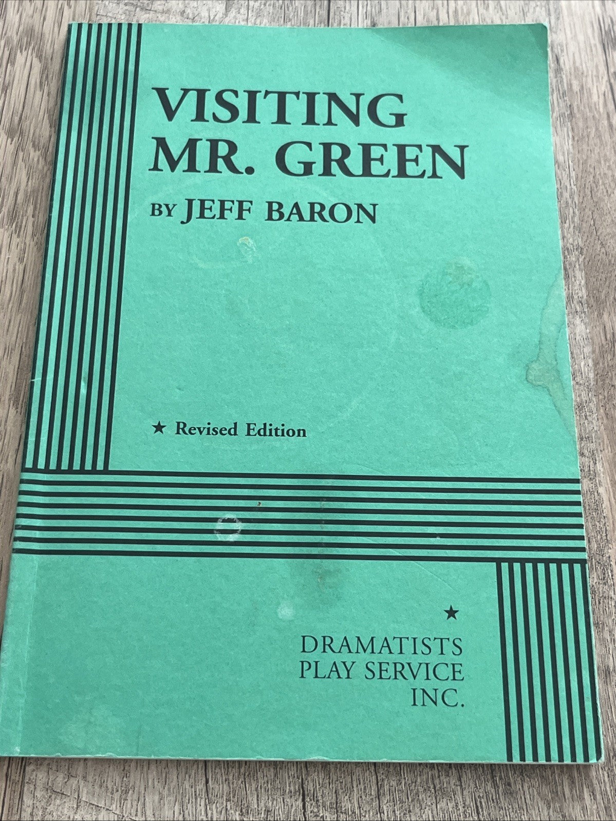 Visiting Mr. Green by Jeff Baron (Trade Paperback) FREE SHIPPING