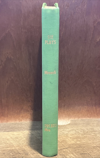 Six Plays by Slawormir Mrozek First Edition (1967) Hardcover Ex lib