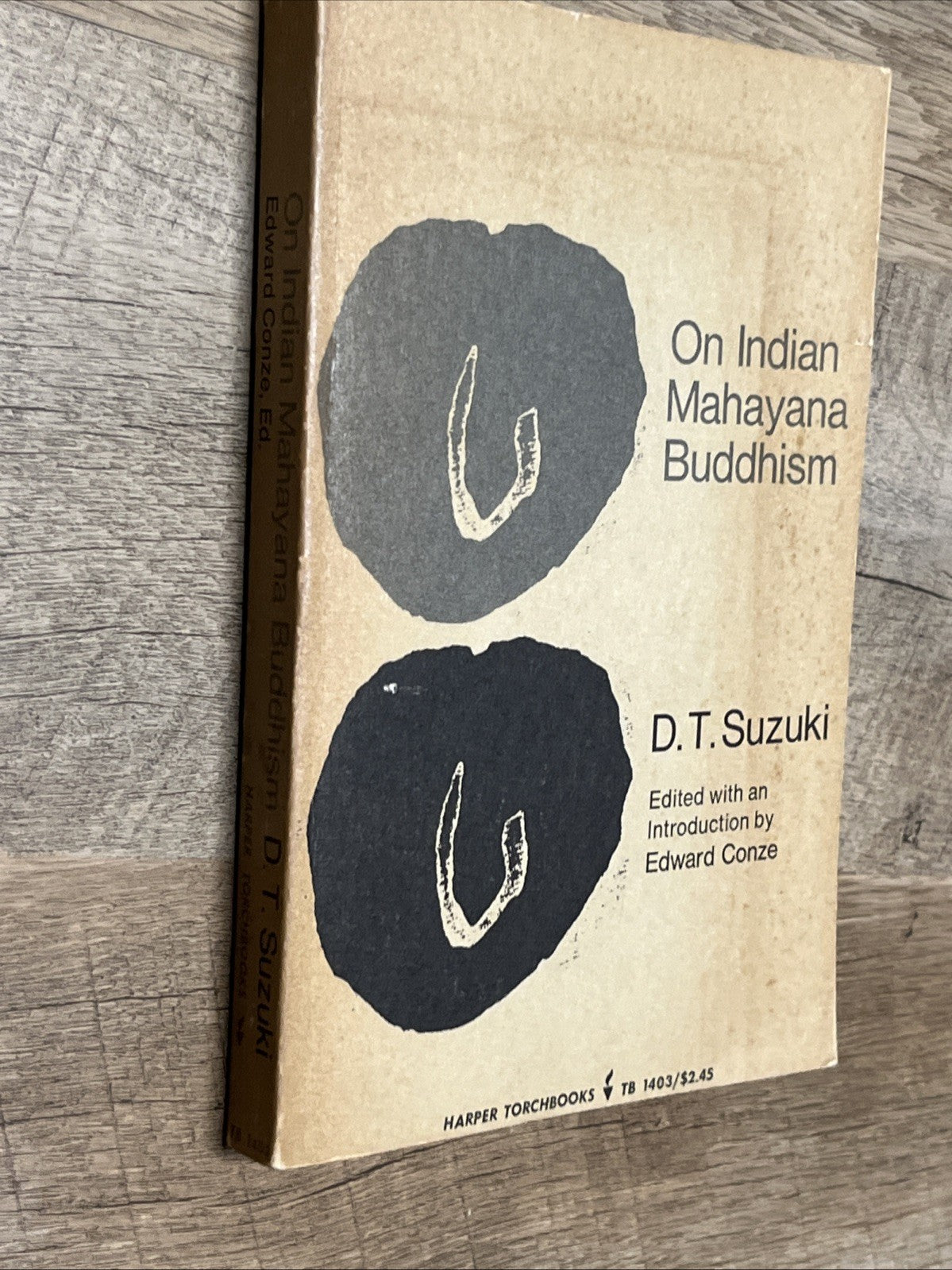 On Indian Mahayana Buddhism by D. T. Suzuki (used paperback, Harper 1968)