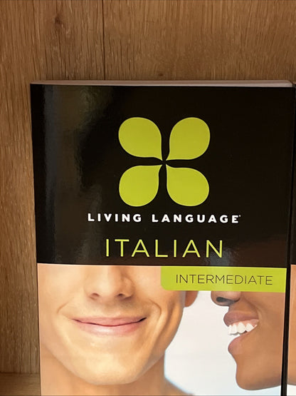 Living Language Italian Learning Course 2 Books 9 Cds ( Missing 1 Book Essential