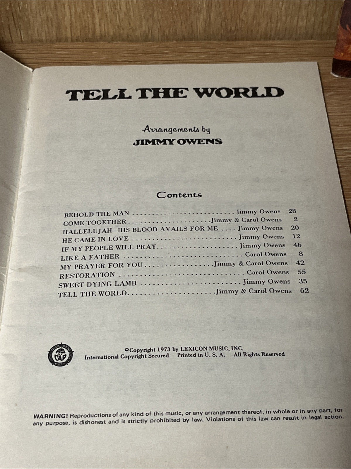 Jimmy Owens’ Come Together &  Singers Paul Johnson Singers Here Comes The Son