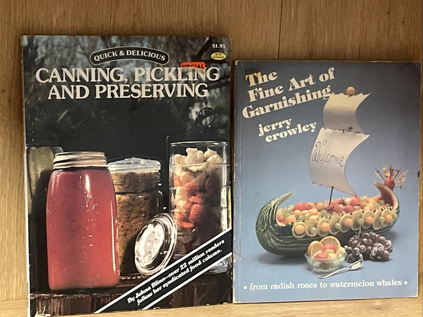 vintage magazine ads lot Canning, Pickling & Preserving/ Fine Arts of Garnishing