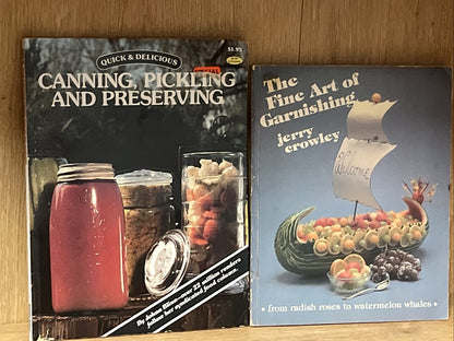 vintage magazine ads lot Canning, Pickling & Preserving/ Fine Arts of Garnishing