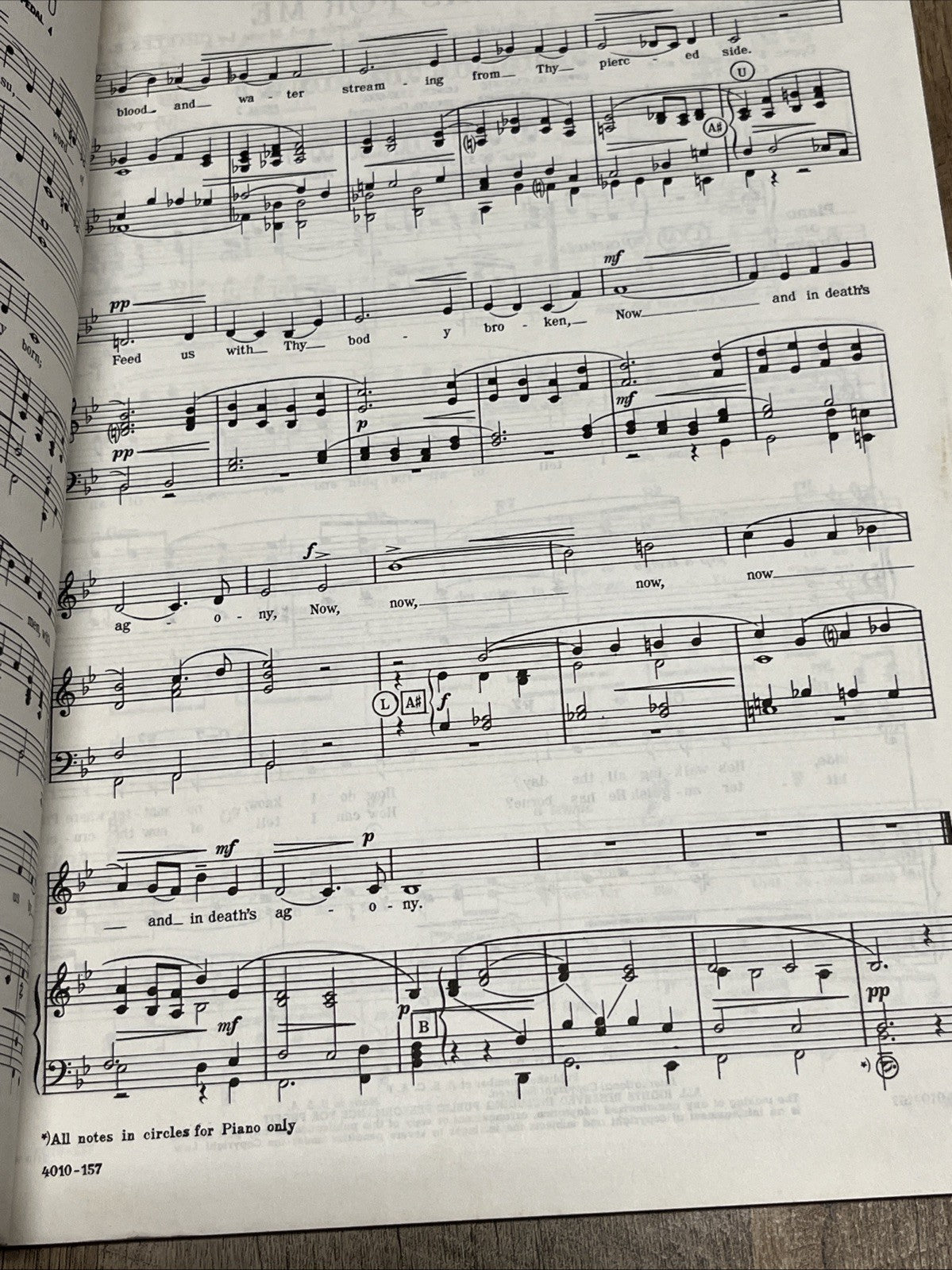 Vintage Sheet Music 41 Sacred Songs with PIANO Or ORGAN 1958