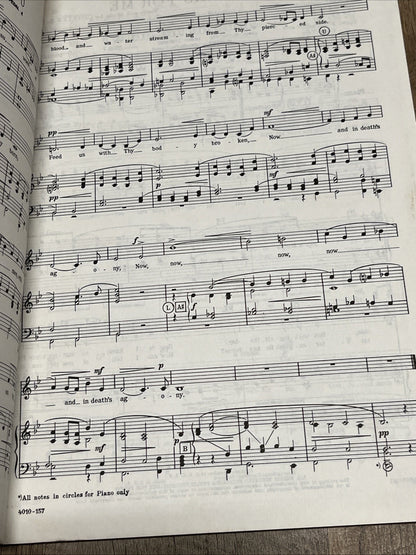 Vintage Sheet Music 41 Sacred Songs with PIANO Or ORGAN 1958