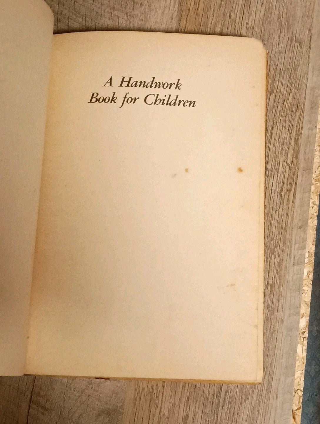 A Handwork Book for Children 1st Ed 1940 Ella Beskow, Anna Warburg & Harbord