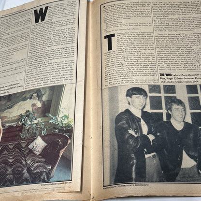 ROLLING STONE MAGAZINE  1977 nov 17 # 252 - THE WHO, RANDY NEWMAN, LEO SAYER 