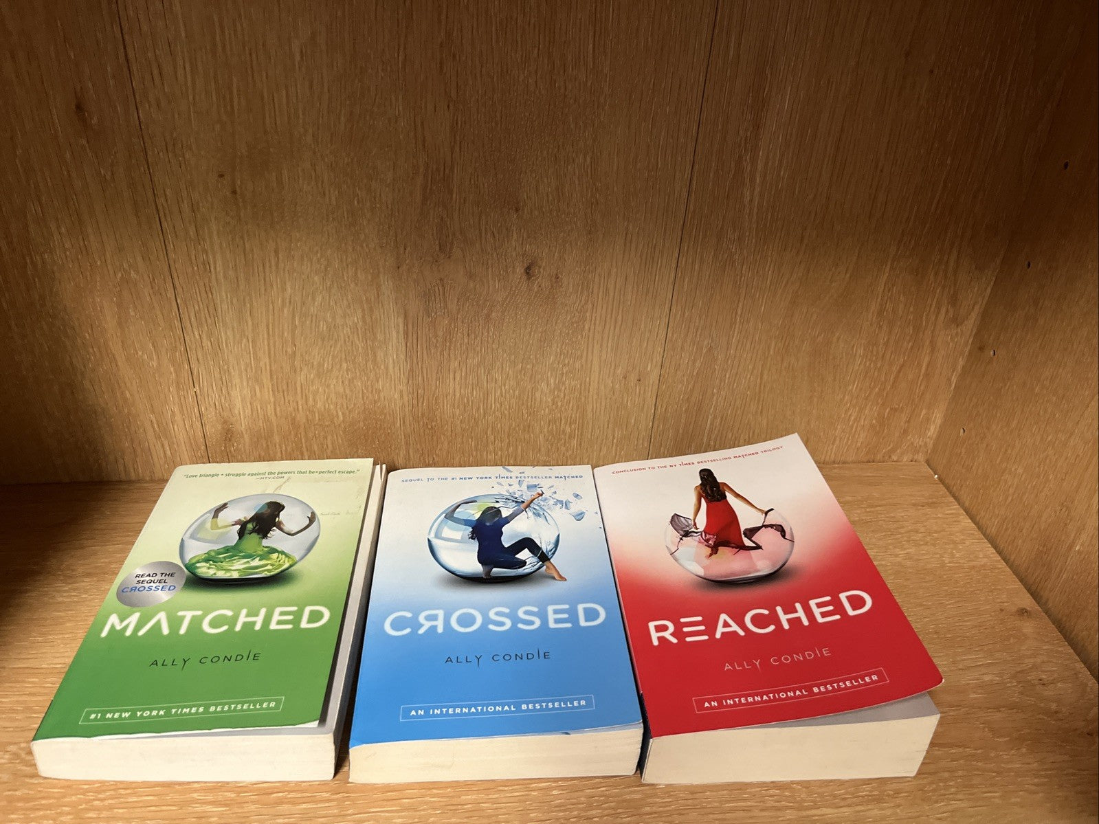 Ally Condie Series Book Lot 3 The Matched Trilogy /Reached/Crossed