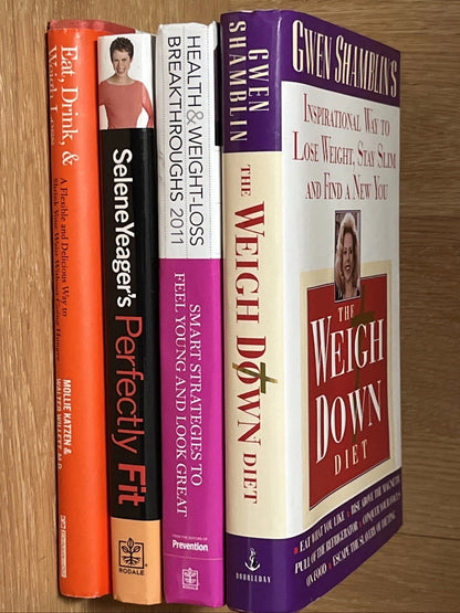 4 Pc Diet Fitness Exercise Weight Loss Alternative Health Books,Workout Diet