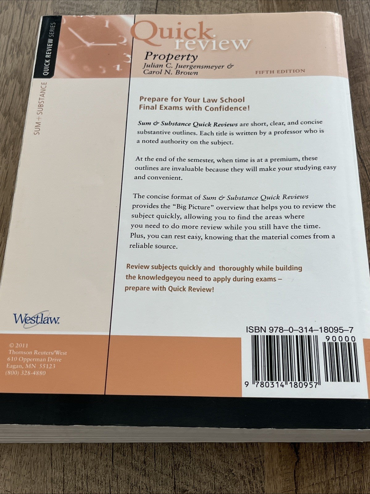 PROPERTY 5TH EDITION SUM - SUBSTANCE QUICK REVIEW SERIES Julian & Brown