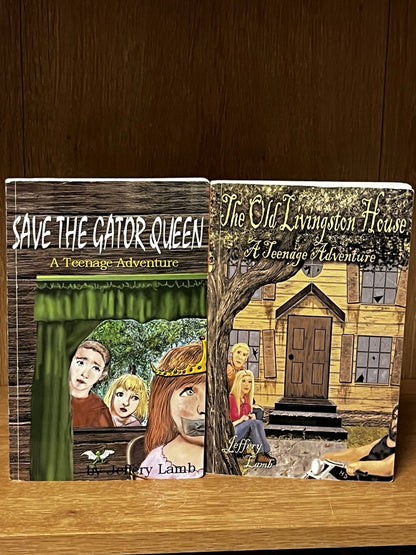 Jeffrey Lamb Gator Queen Old Livingston Book Set SIGNED COPY A Teenage Adventure