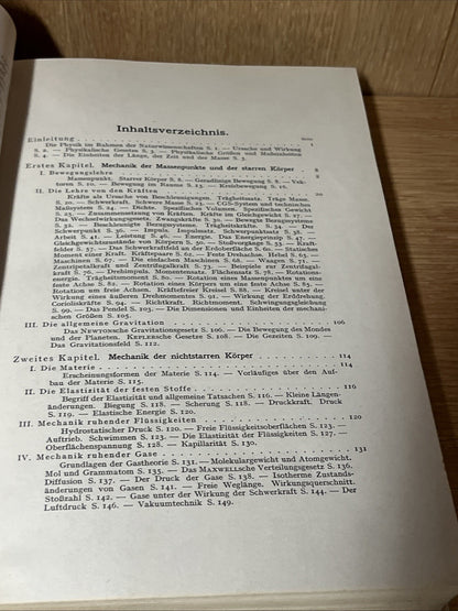 Physik: Ein Lehrbuch by Wilhelm H. Westphal (German) 1945 Hardcover