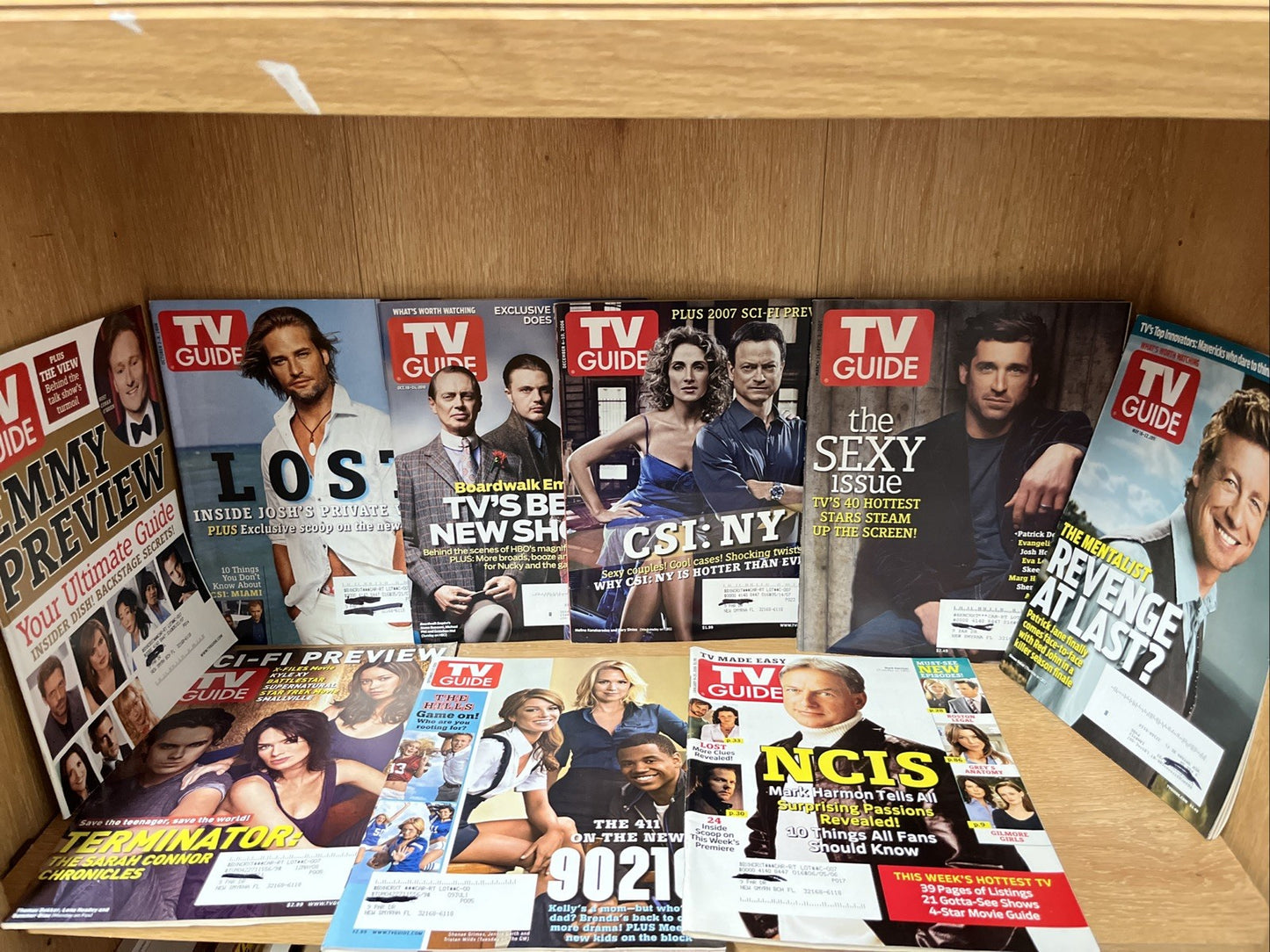 2000'S LOT OF 22 TV GUIDE MAGAZINES 2005 2006 2007  2008 2009 2010 2011