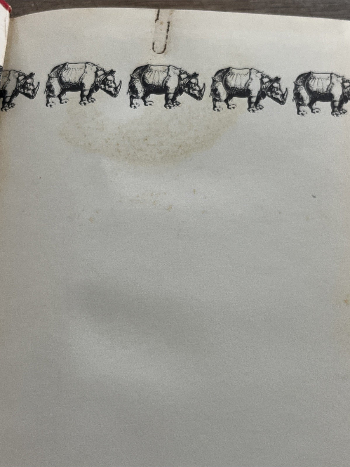 Rhinocéros, Eugene Ionesco, 1st Ed. FR/PB, Edited:R. Ellison & S.C. Goding 1961