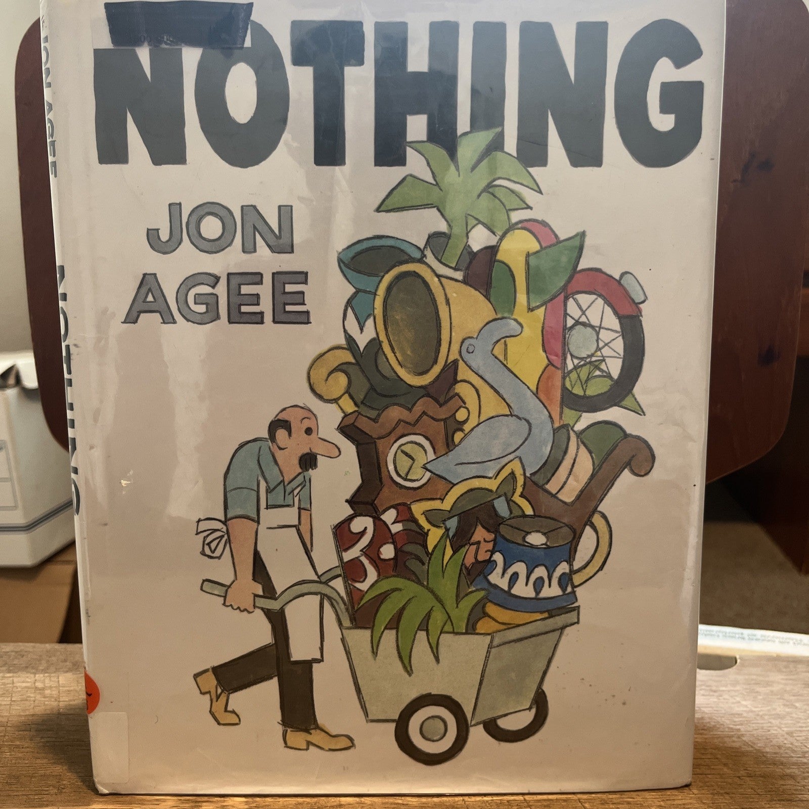 Nothing by Jon Agee Hardcover 2007 Illustrated Ex Lib