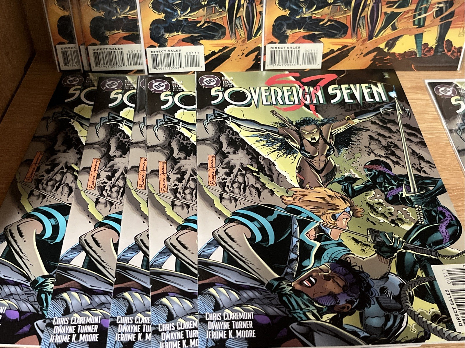 Sovereign Seven Lot of 20  #1 #2 #3 #4  (1995) DC Comics Book 5pc Each Number