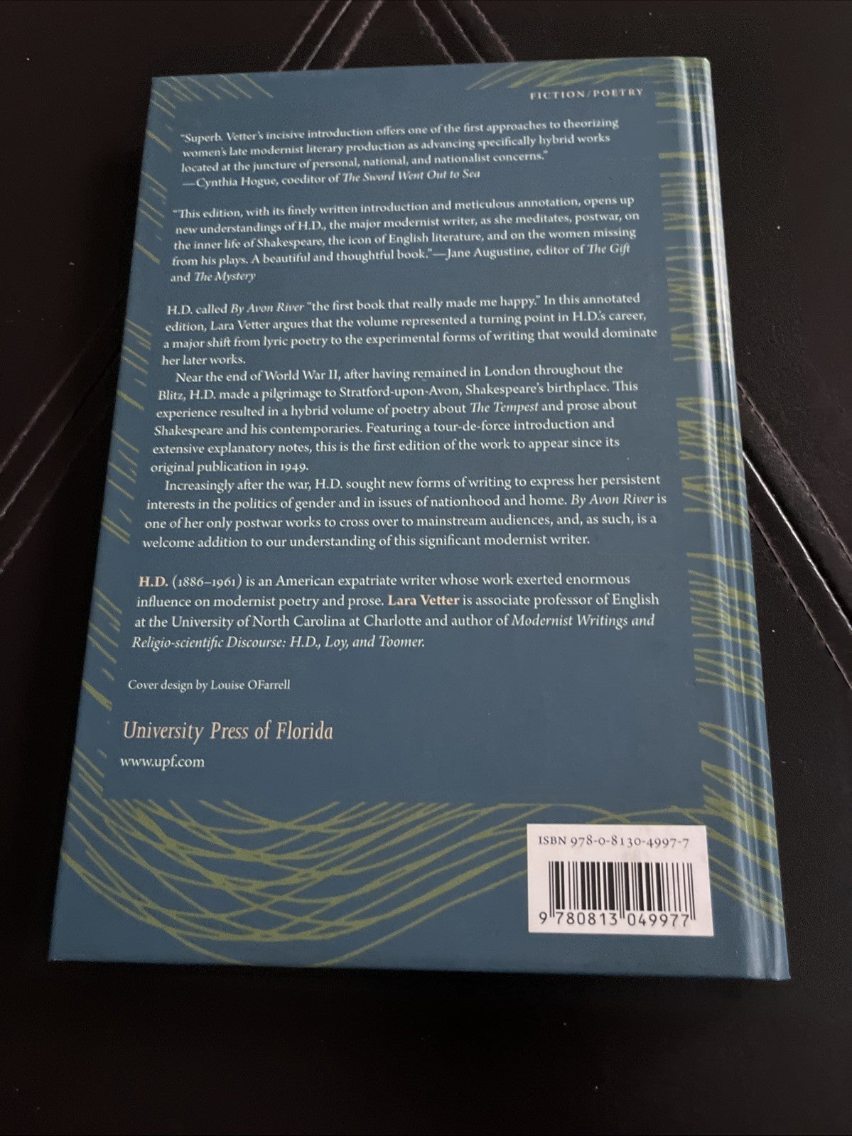 BY AVON RIVER By H.d. & Lara Vetter - Hardcover *Excellent Condition*