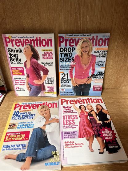 Lot Of Prevention Magazines (22) 1996,1998,2000,2003, 2004,2005,2006,2007