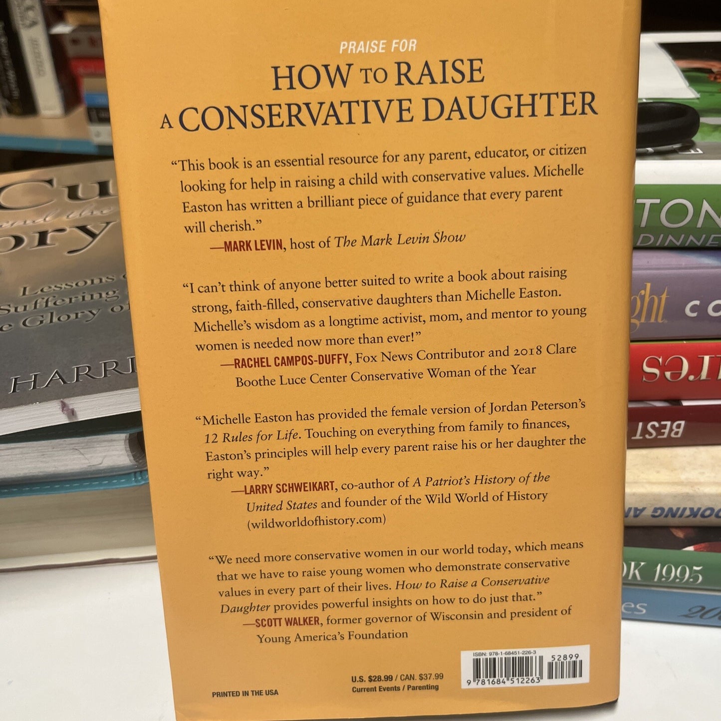 How to Raise a Conservative Daughter - Hardcover Michelle Easton SIGNED COPY